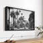 «Black California LA Palm Alley Wall Art»-130319331