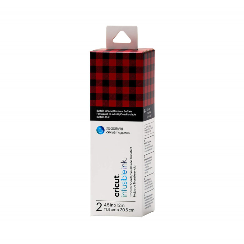 Accessoire de machine de transfert de feuilles Cricut Infusible, Buffalo Check