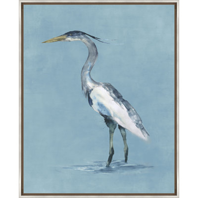 Sapphire Heron I Print by Nash Rambler