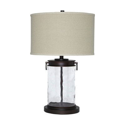 Lampe de table en bronze 25,25 po Risteau