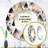 Raidan Exploring Golden Abstracted Symmetry I - Geometric Large Wall Mirror, Brown Round Unique Mirror, Printed Metal Art-715289355