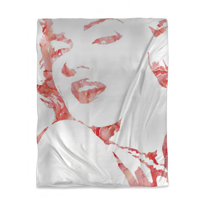 Duvet Cover Prints Polyester Sateen Duvet Cover, Rose Pink