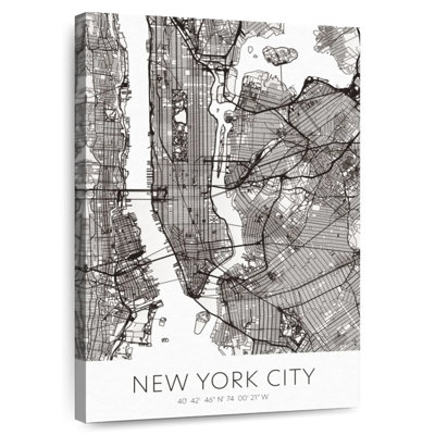 Aliaz New York City Grid Map