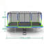 Trampoline rectangulaire 10 x 17 pi avec 10 poteaux et traverse