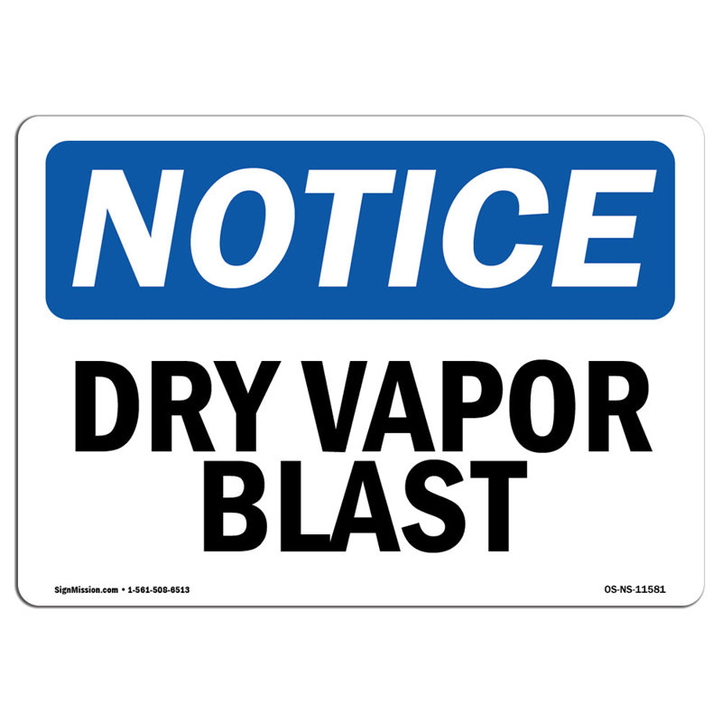 Signe de vapeur sèche