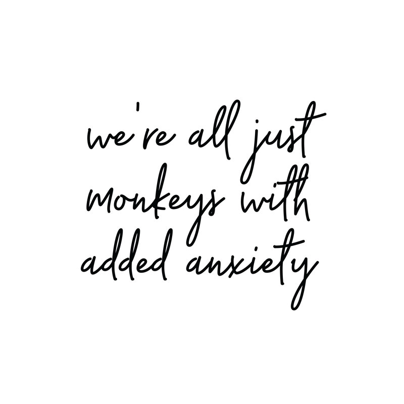 Added Anxiety - Wrapped Canvas Print, 91cm H x 91cm W x 3.8cm D