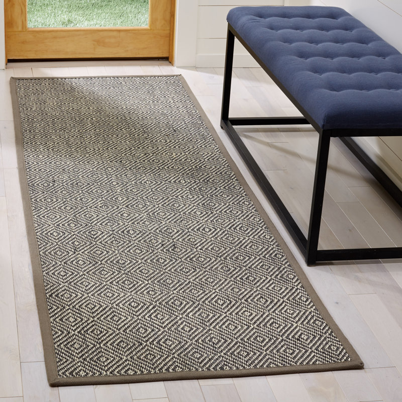 Tapis naturel / taupe Chairez, Tapis de couloir 2 pi 6 po x 8 pi
