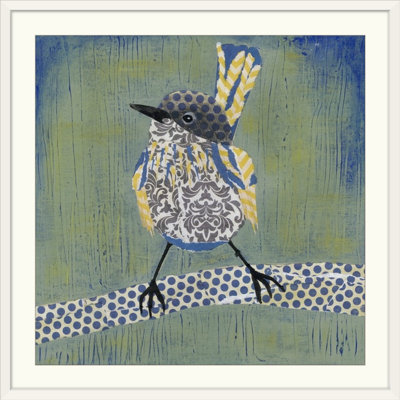 « i », reproduction d’impression dépilée Patchwork Wren