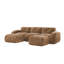 Canapé modulaire en velours avec 2 repose-pieds Camber-968777971-967251481