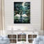 Cygnes, amour éternel, art mural sur toile-97170876-97170874