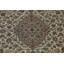 Tapis unique en laine noué à la main de style années 1970 de 9 pi 6 po x 13 pi 3 po Sirley