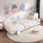 Daybed Upholstered Elegant Daybed With Cloud-shaped Backrest And Two Armrests-905381156