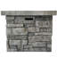 Foyer carré 30 po gris - 40 000 matériaux. Profitez de nuits douillettes dans votre cour au propane dans votre cour, gris. Aucun assemblage requis. Oxyde de magnésium pour une utilisation durable dans les jardins