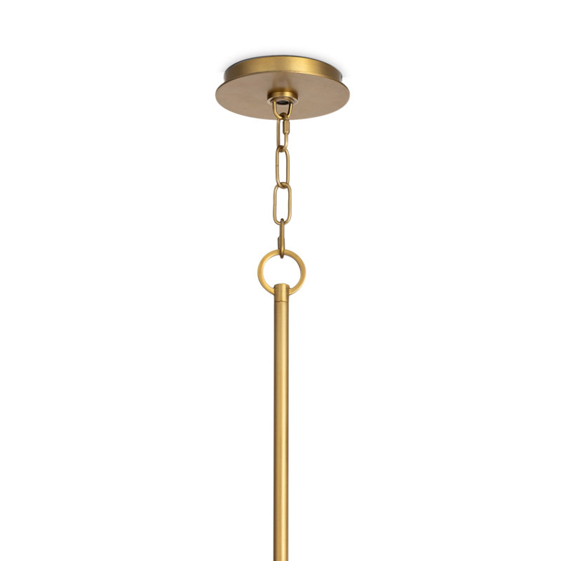 Luminaire suspendu Dion, Laiton naturel