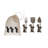 6 Piece Stainless Steel Cheese Serving Set