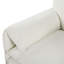 (Old: W3163S00013) Canapé modulaire à assise profonde avec 2 repose-pieds et coussins moelleux, causeuse modulaire pour salon, appartement, bricolage, beige-116988246