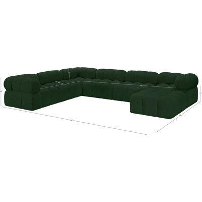 Ames 136" Upholstered Sectional