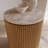 Aster 16" Side Table In Reeded Birch with Travertine Top