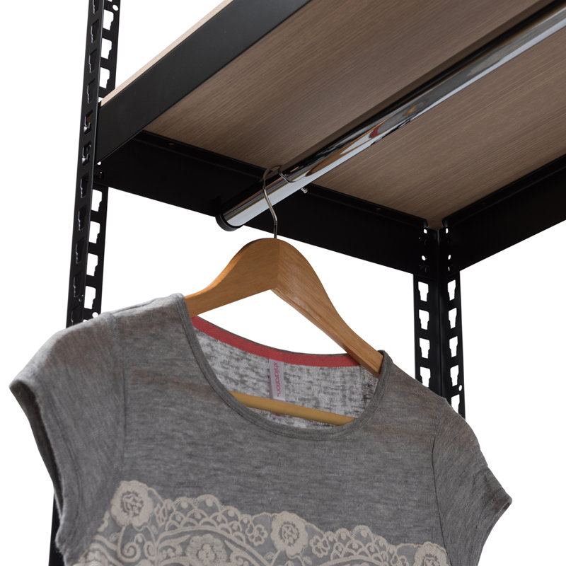 Carragan 31.49'' Closet System, Black