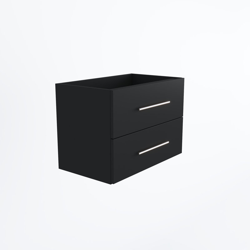 Abdirahman 29'' Single Bathroom Vanity Base Only, Black
