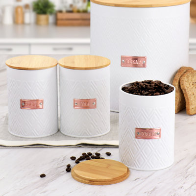 Metal Canister - Set of 4