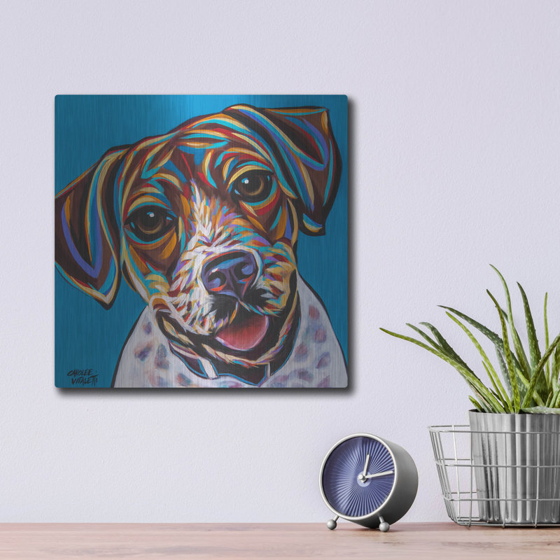 «Dog Besties 1» par Carolee Vitaletti, H 12 po x l 12 po