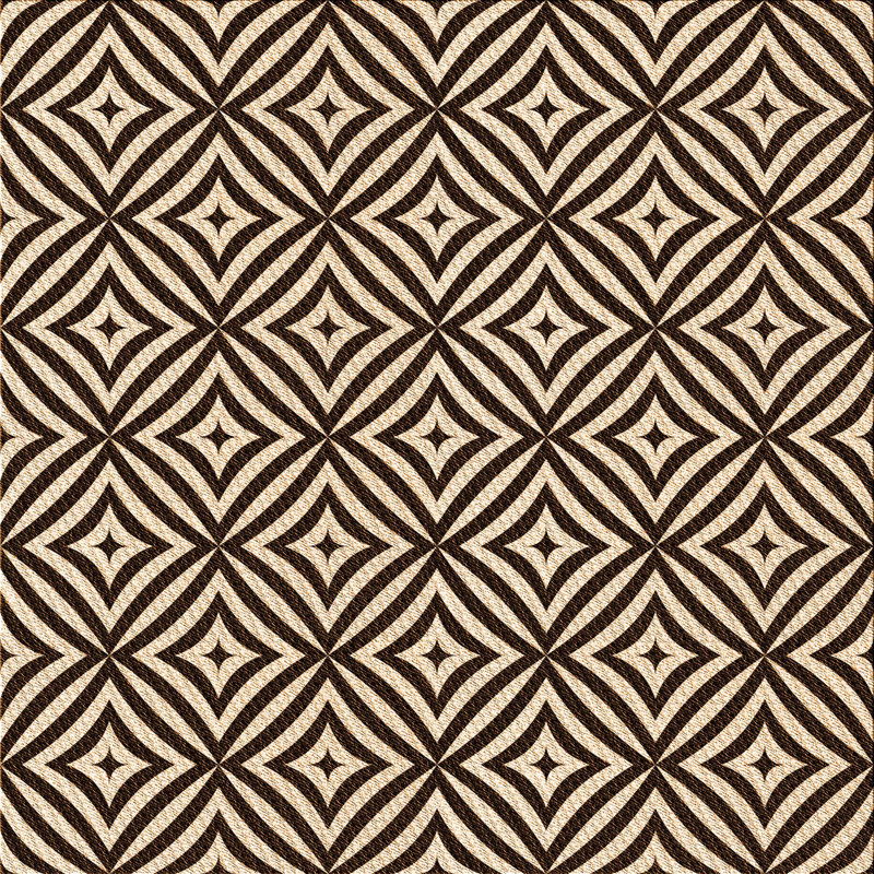 Geometric Indoor Rug, Square 5'