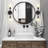 Modern Industrial Iron Armed Wall Sconce