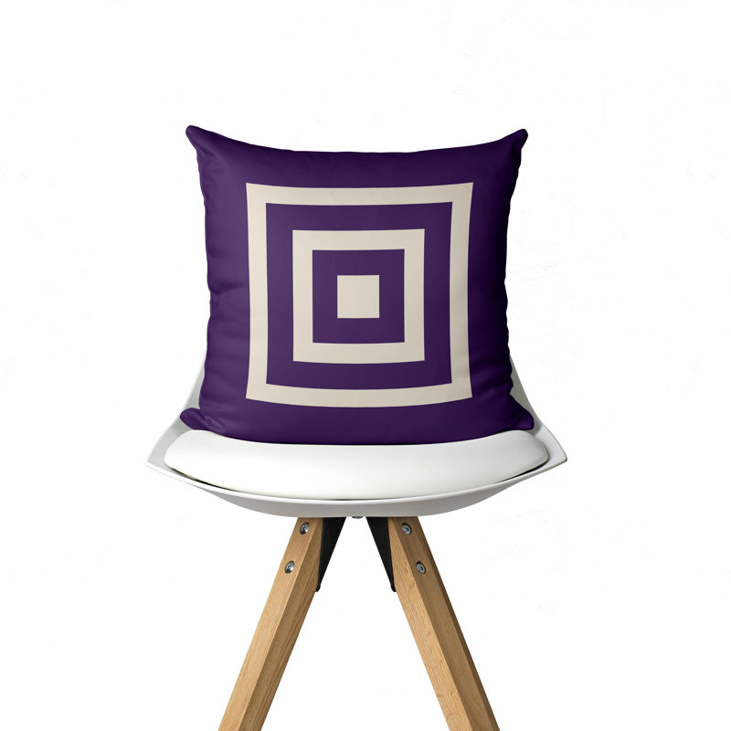 Tianna Geometric Square Indoor Throw Pillow, 20" H x 20" W