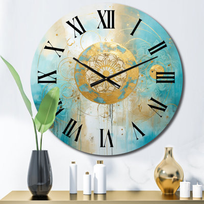 Horloge murale Divine Mandala