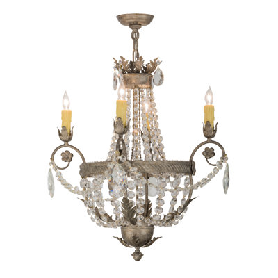 Antonia 4 - Light Glass Chandelier