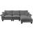 Sailboat-Inspired Modular Cloud Sofa With Removable Ottoman