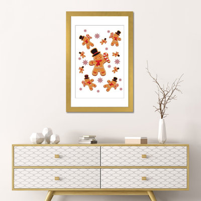 Gingerbread Wall Art - Wall Art Print - Framed Fine Art Paper