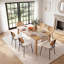 Modern Rattan Dining Chairs Upholstered Faux Leather Dining Room Chairs with Rattan Backrests and Metal Legs Armless Kitchen Chairs for Dining Room-1772382055-1774034935