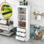Armoire de salle de bain en bois avec trois tiroirs-763237707