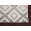 Tapis géométrique gris