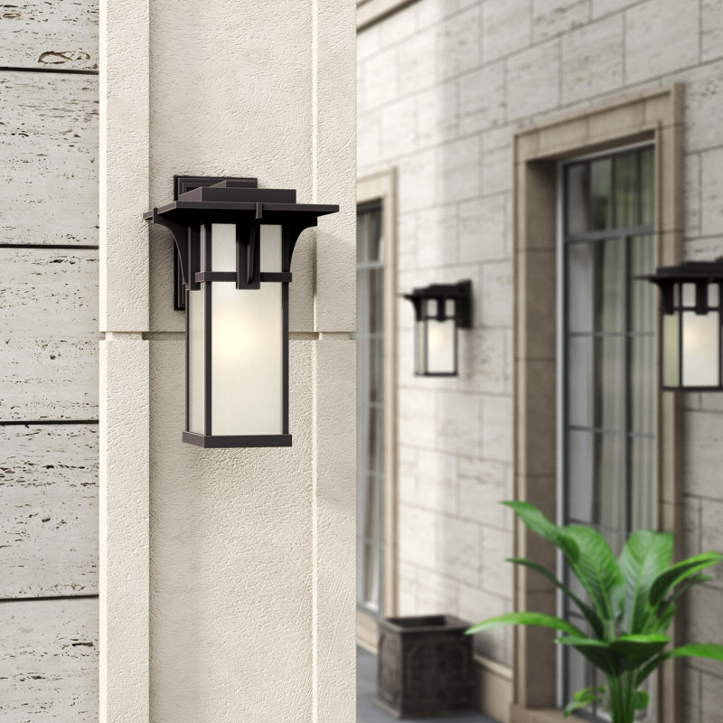 Manhattan 1-Light Outdoor Wall Lantern, 100W Max Medium
