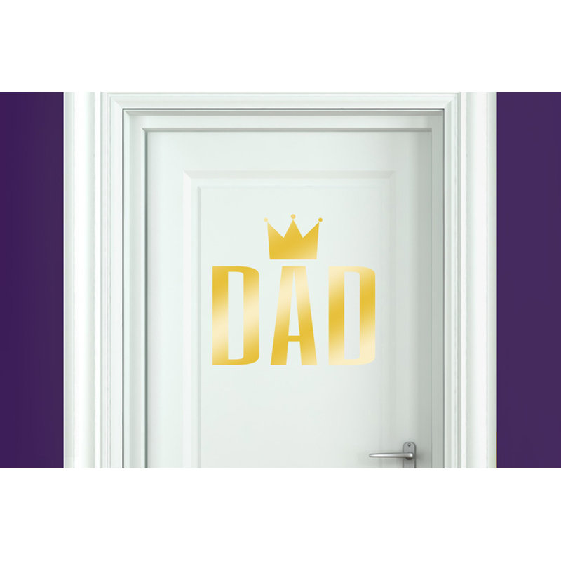 Wall Decal, Shiny Gold