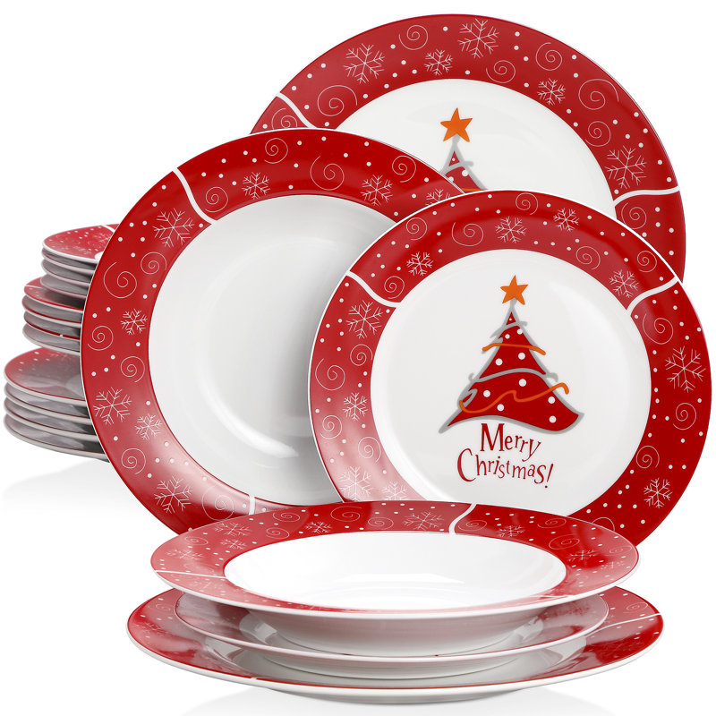 18 Piece Dinnerware Set, Service for 6 