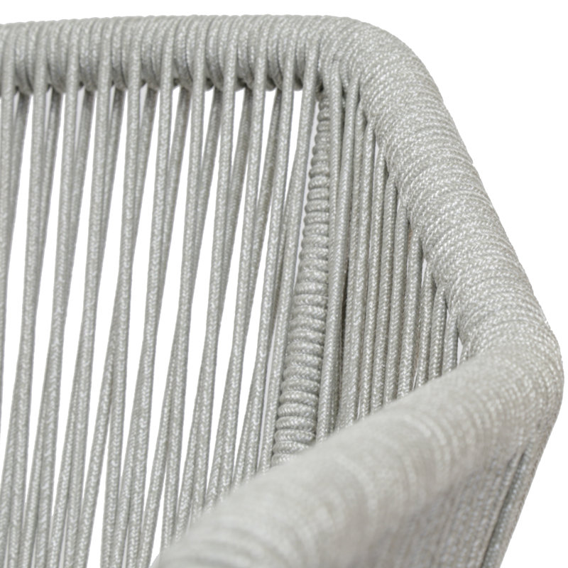 Miami Outdoor Dining Armchair, Echo Ash Sunbrella®