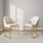  5/7 Pieces Modern Dining Room Sets, Pre-Assembly Round Dining Table Sets , Sintered Stone Tabletop Kitchen Dining Table Set With PU Upholstered Chairs-1813837467