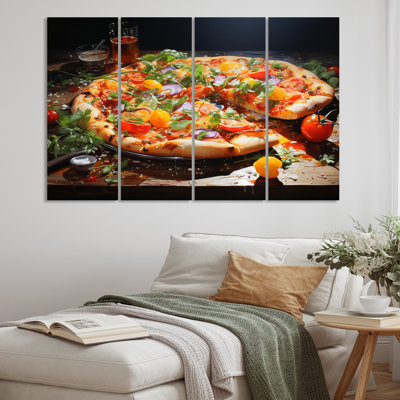 " Vibrant Pizza All Dress II " 4 - Pieces