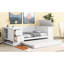 Twin Daybed In White With Drawer Storage, Trundle & Electrical Charging - Solid Wood Power Convenient-783977414