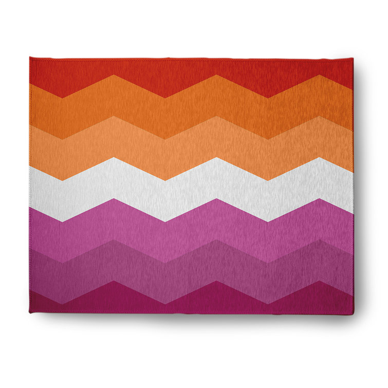 Chenille Chevron Indoor Rug