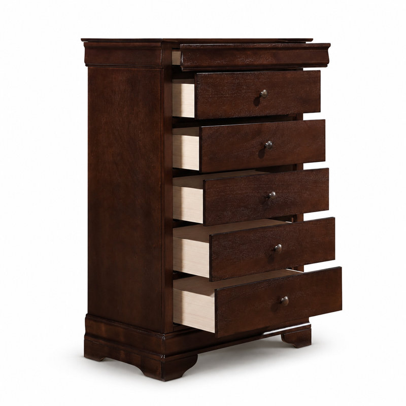 Commode 5 tiroirs l 31,75 po Aaleiyah