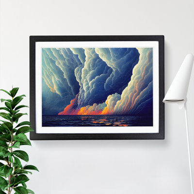 XH1022-7240X Pure Thunderstorm - Single Picture Frame Print
