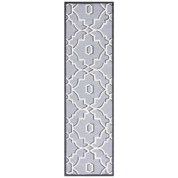 Ocilla Hand Hooked Performance Geometric Rug