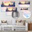 «Hockey Rink In Canada At Sunset II - Sports», impression murale en métal-798507886