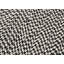 Tapis gris pied-de-poule tressé à la main Duane-31443103