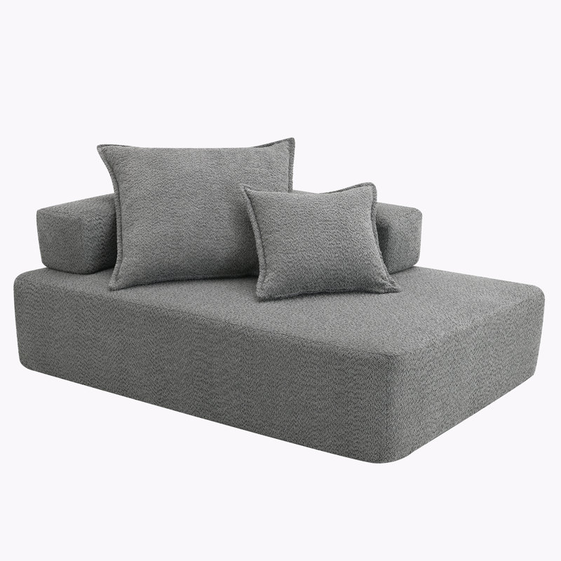 Canapé modulaire Boucle Lounge, Gris
